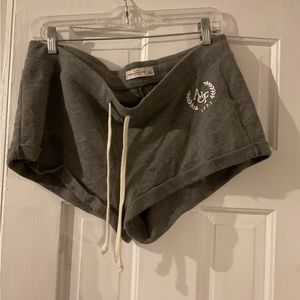 Abercrombie and Fitch grey cotton shorts